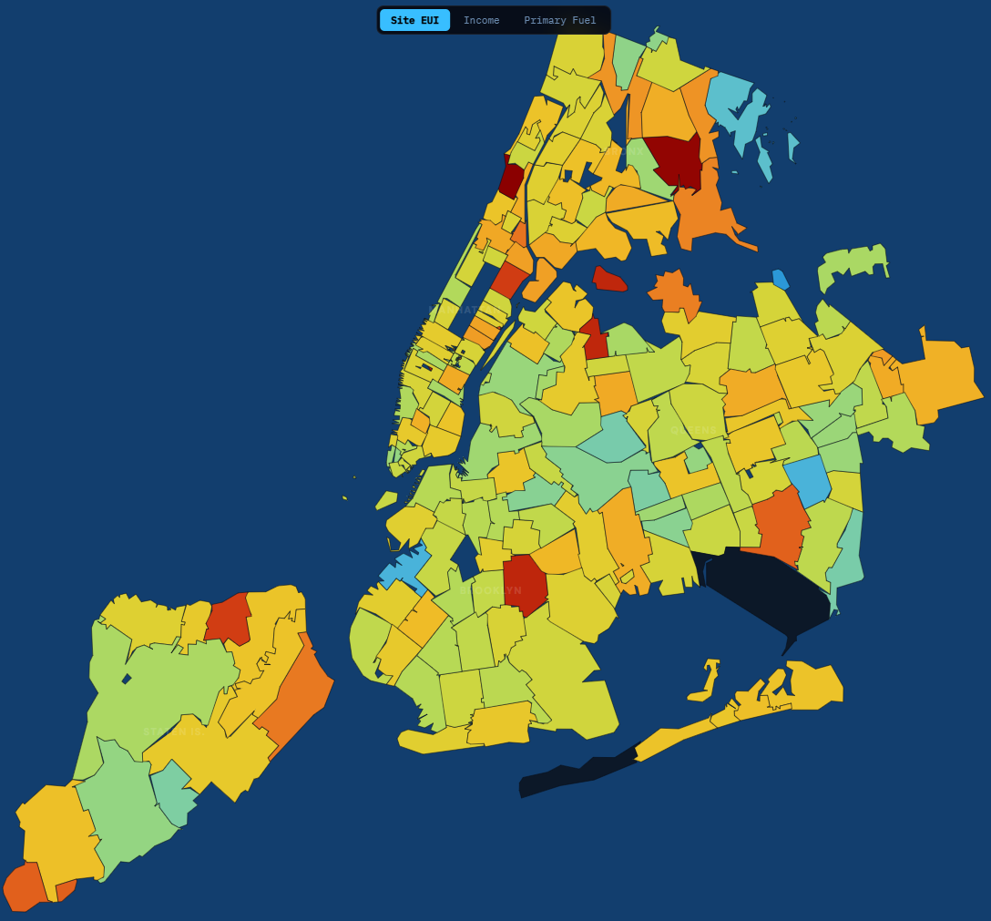 NYC Energy Intensity Heatmap